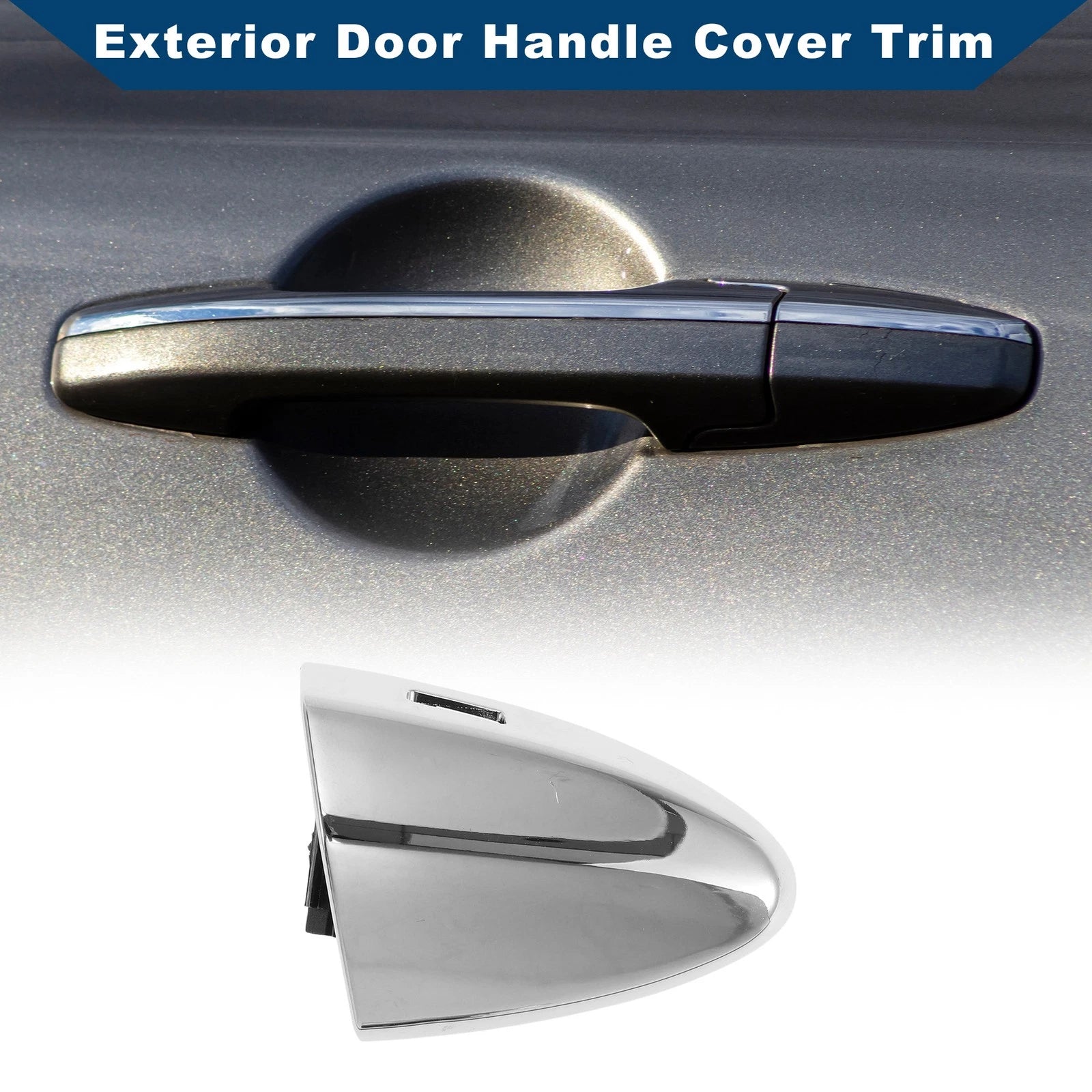 Chrome Exterior Door Handle Cover Trim for Lexus LS460 (2008–2015)