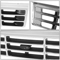 Front Bumper Grille for Ford Bronco F150 (1992–1997) Painted Gray Factory Style