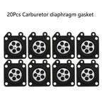 20Pc Carburetor Metering Diaphragm for Walbro 95-526-9, 95-526