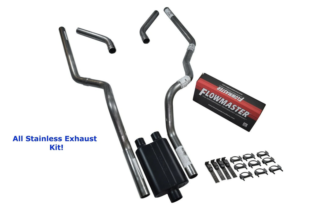 Dual Exhaust Kit for Ford F-150 (1998–2003) Flowmaster 40 Corner Exit