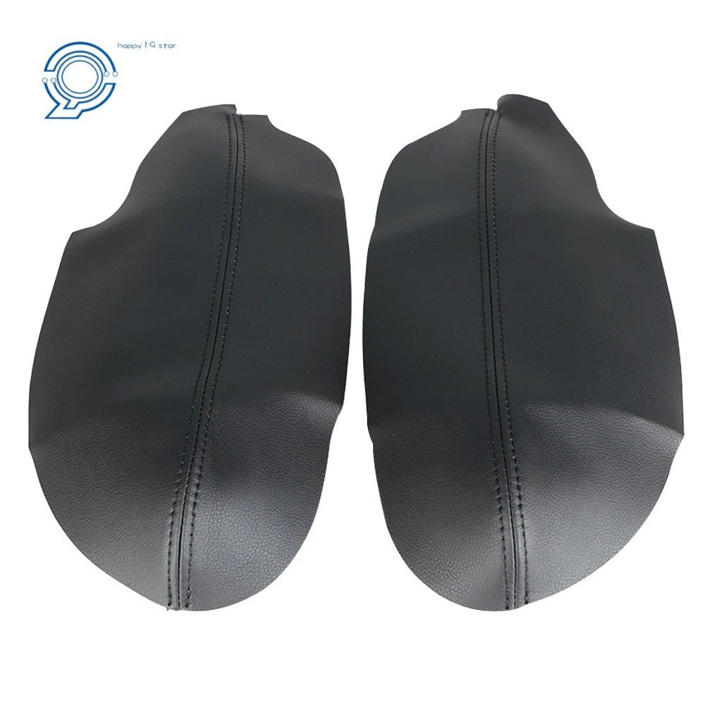 Set of 2 Leather Front Door Panels Armrest Covers for Acura TSX (2009–2014)