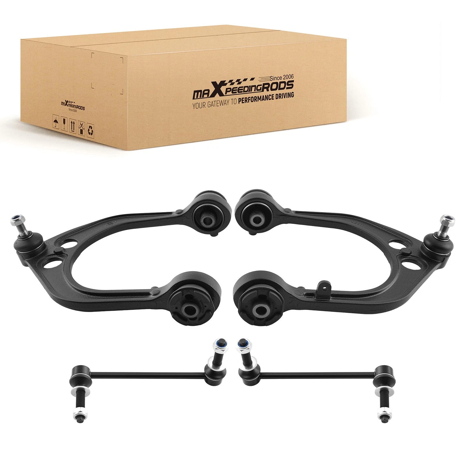 Set of 4 Front Upper Control Arms Sway Bars for Dodge Charger Challenger (2006–2019)