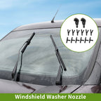 Windshield Washer Nozzle w/ Hose Connector for Ford (No. 3W7Z17603AA)