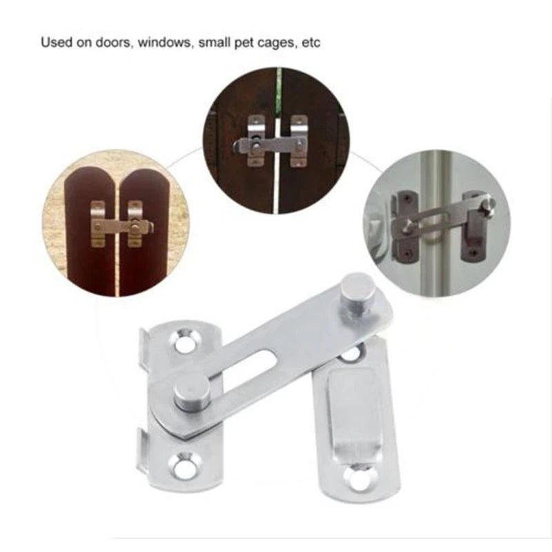 Stainless Steel Door Bolt Latch for Pet Cage Gate (Home Tool)