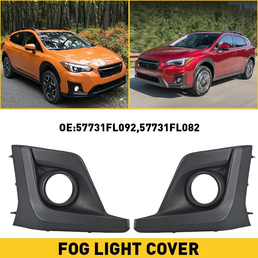 2X Fog Light Covers for Subaru Crosstrek (57731FL092) Left Right