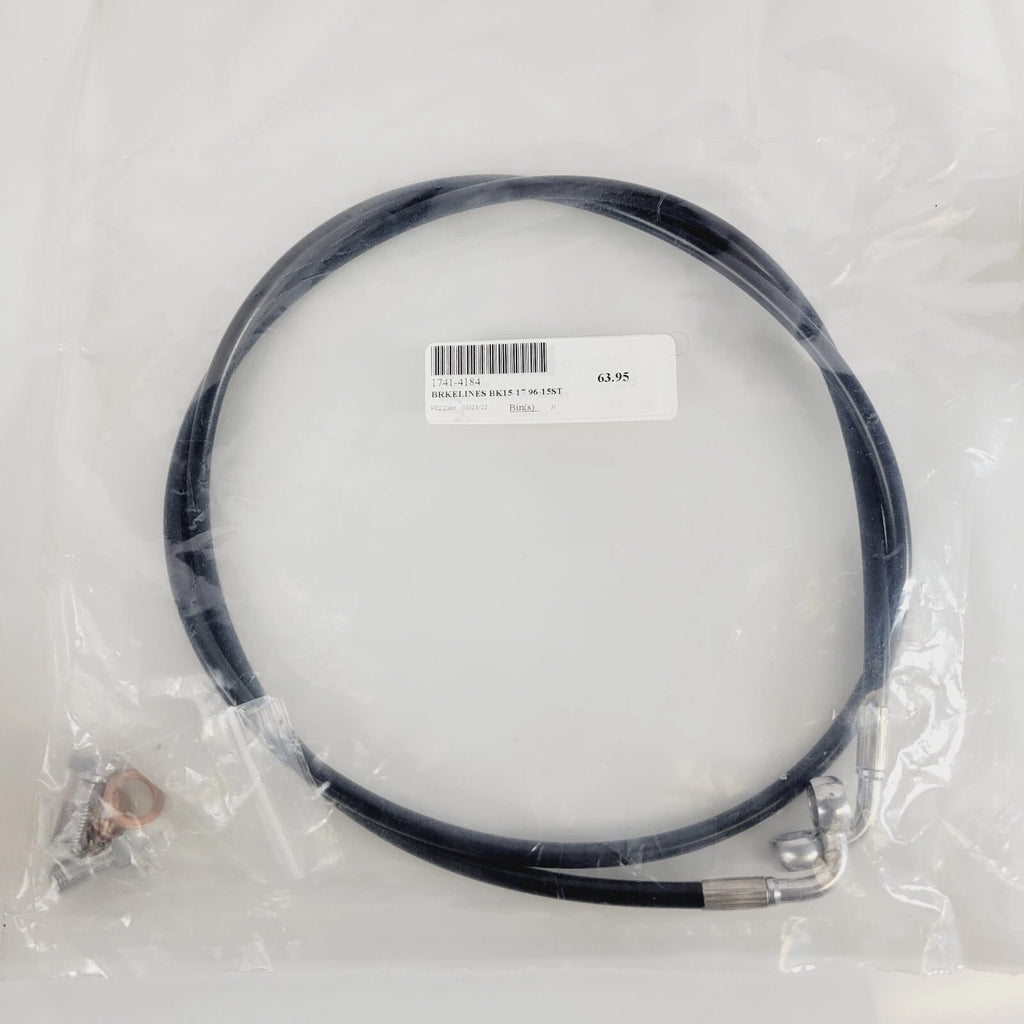 Brake Line for Harley Davidson Softail (1996–2010) 15"/17" Black LA-8100B16B