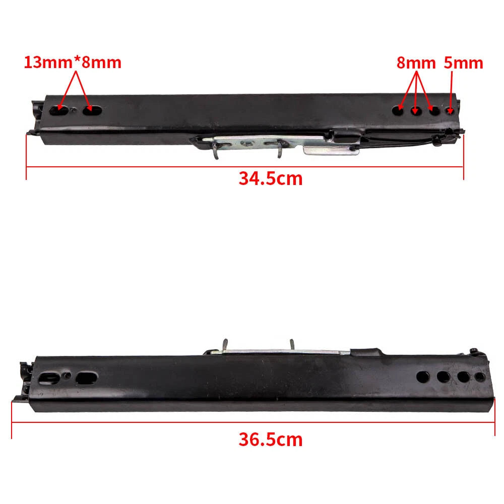 Dual Locking Seat Rails Brackets for Universal Bucket Seats (Pair)