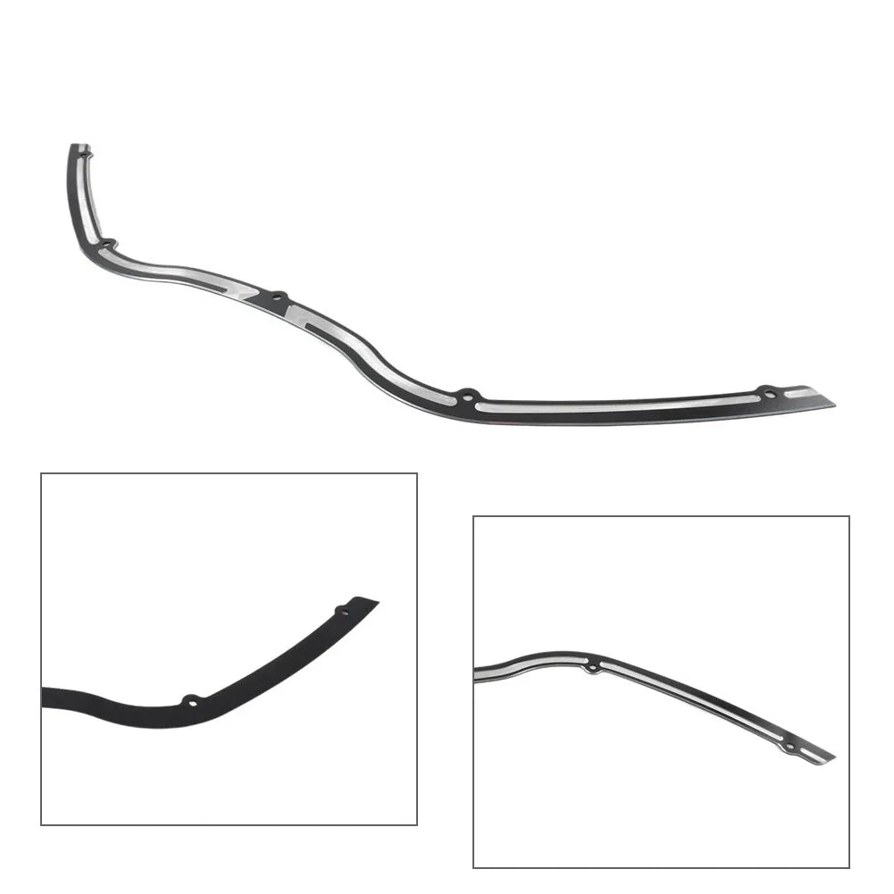 Black Contrast Cut Windshield Trim for Harley Road Glide FLTR (1998-2013)