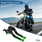Adjustable Brake Clutch Levers for Honda NC700/NC750 S/X (2012–2020) Black Green