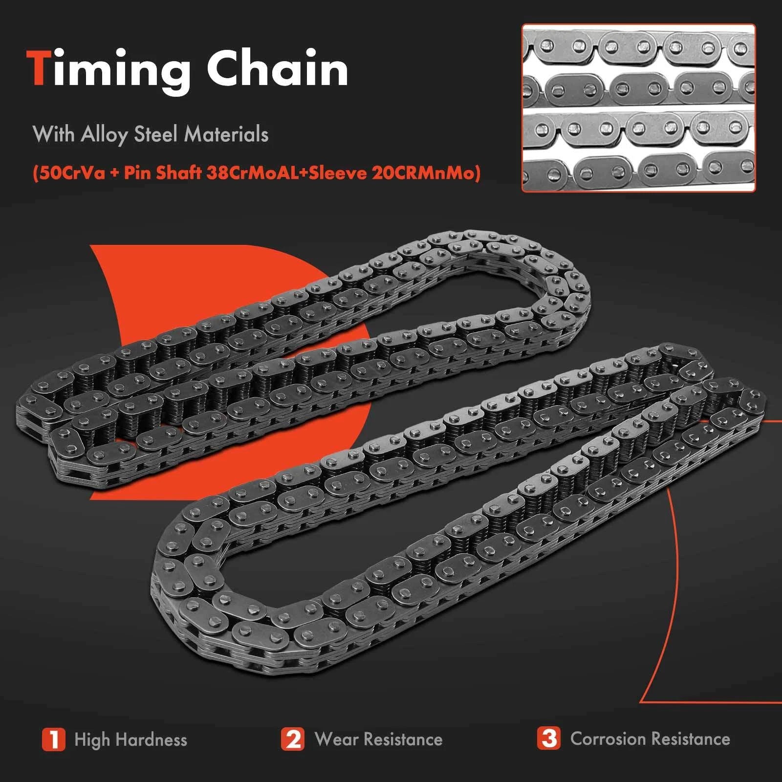 13x Timing Chain Kit for Ford F-150, Explorer, Mustang (2009–2010)