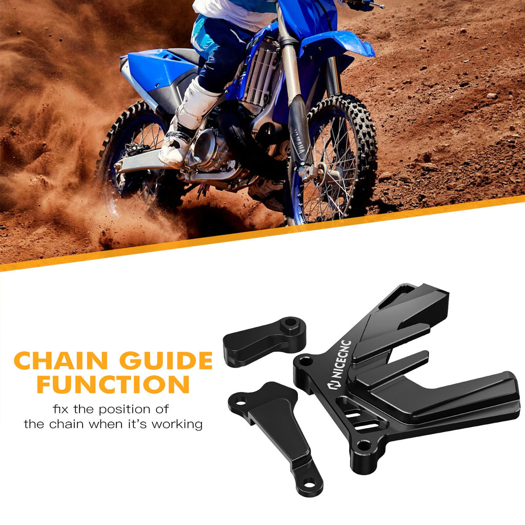 NICECNC Front Sprocket Cover Chain Guard Case Saver for Yamaha YZ250 (2000–2024)