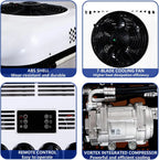 48V Rooftop Air Conditioner A/C Unit for RV Trailer Motorhome (11000 BTU)