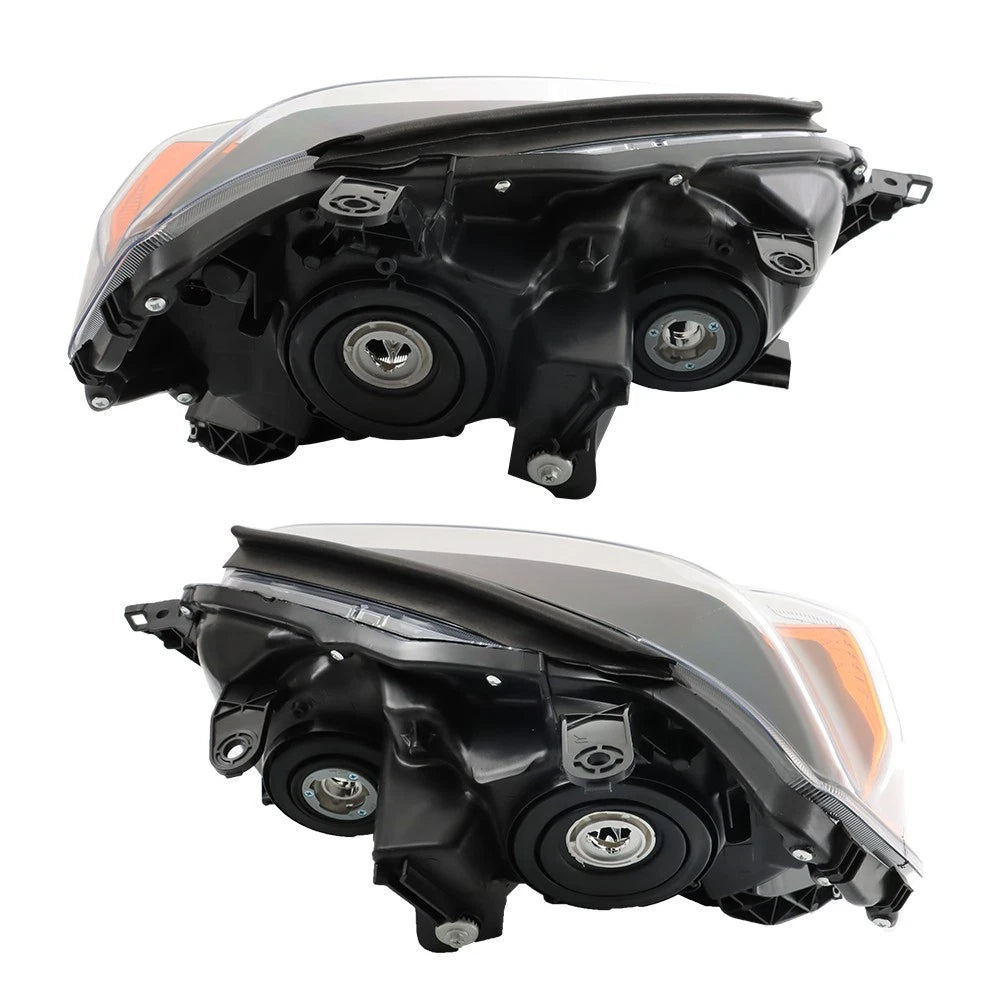 Set of 2 Halogen Black Headlights for Toyota 4Runner (2010–2013)