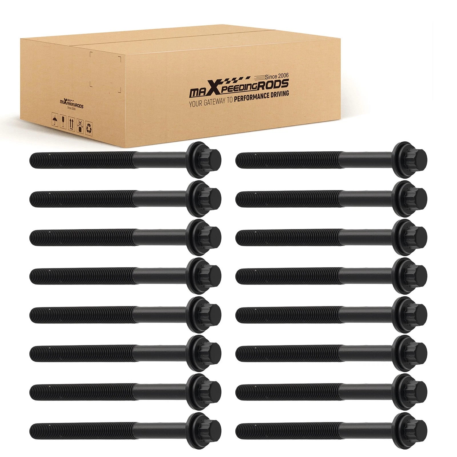 16x Head Bolts for Hyundai Santa Fe 3.3L (2010–2012) 221103CGB1 517R53CA00