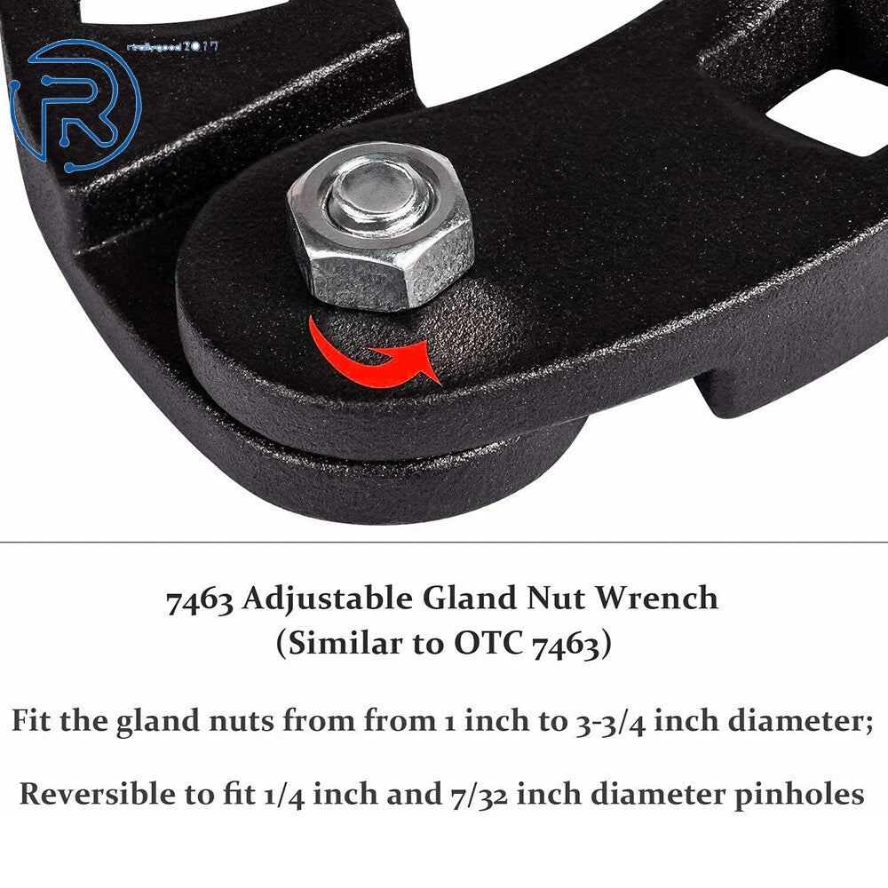 Adjustable Hydraulic Cylinder Gland Nut Wrench for Various Models
