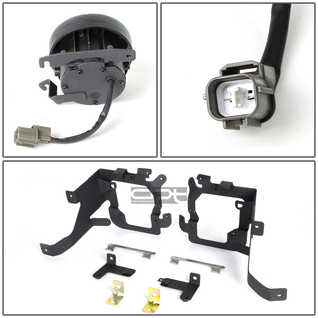 Fog Light Lamp for Honda Pilot (2003–2005) OE, Crystal Lens, YF1, J35