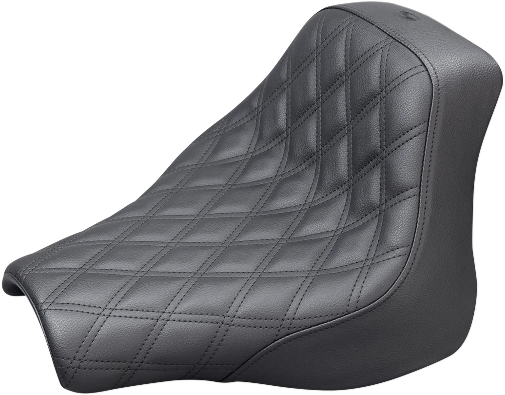 SADDLEMEN Renegade Solo Seat for FXFB (2018–2019) - Lattice Stitched - Black