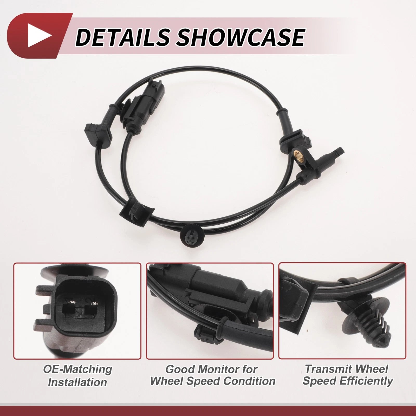 ABS Wheel Speed Sensor for Ford Fiesta (2014–2019) No.AE8Z2C204B