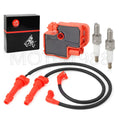 Ignition Coil & Spark Plug w Wire for Polaris Ranger XP900 XP1000 (2009–2014)