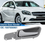Interior Door Handle for Mercedes-Benz A180 (2004-2012) Gray Chrome