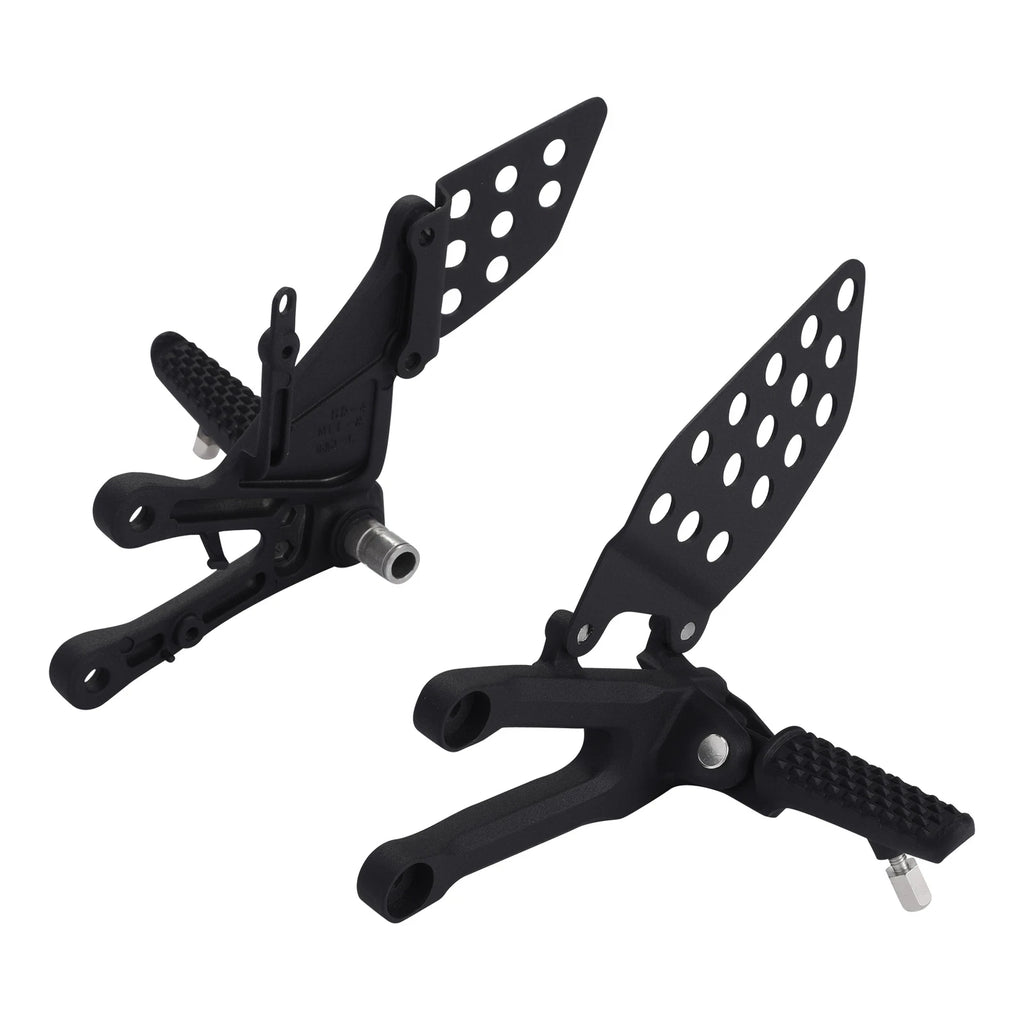 Set of 2 Rider Driver Footpegs Footrest Bracket for Honda CBR1000RR (2004–2007)