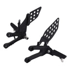 Set of 2 Rider Driver Footpegs Footrest Bracket for Honda CBR1000RR (2004–2007)