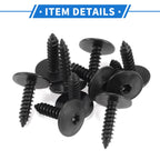 10X Fender Liner Splash Shield Bumper Cover Screw for Audi A4 (1996–2016)