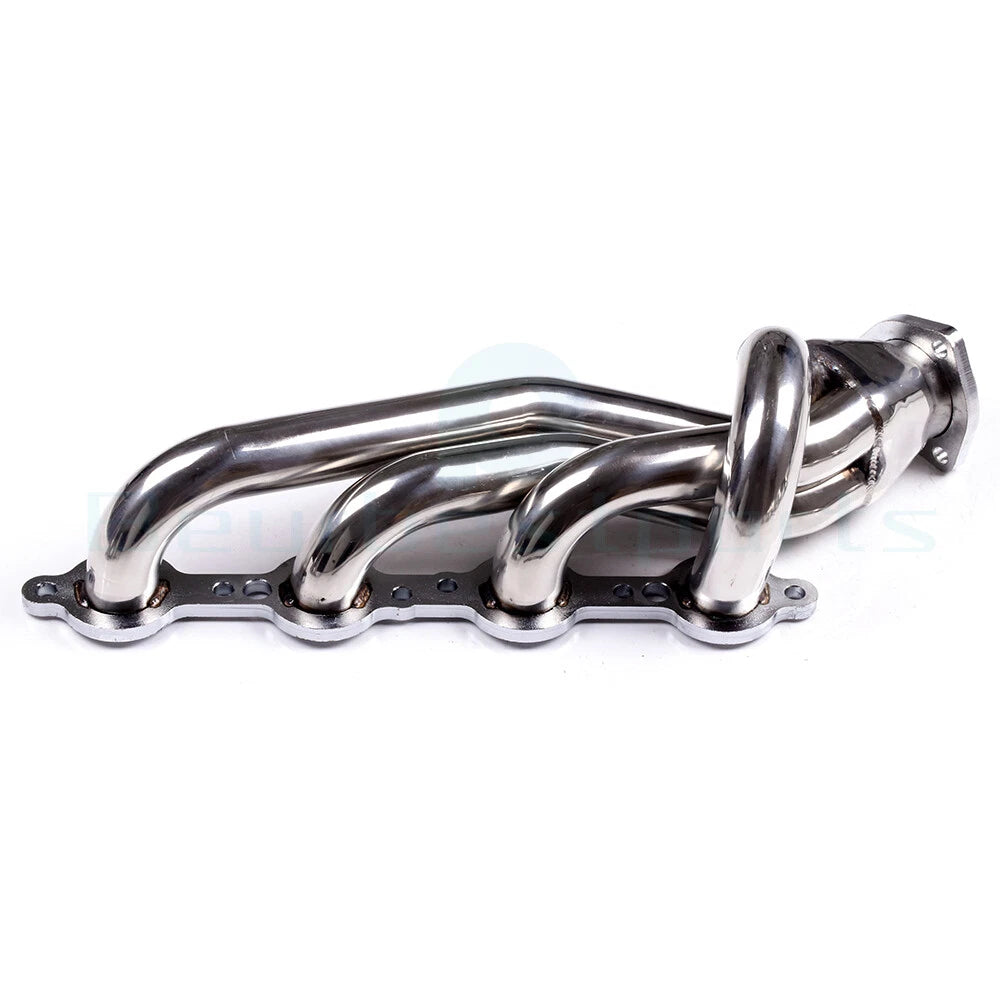 Pair Slotted 4-1 Shorty Exhaust Manifold Header + Collectors for Sonoma S15 S10