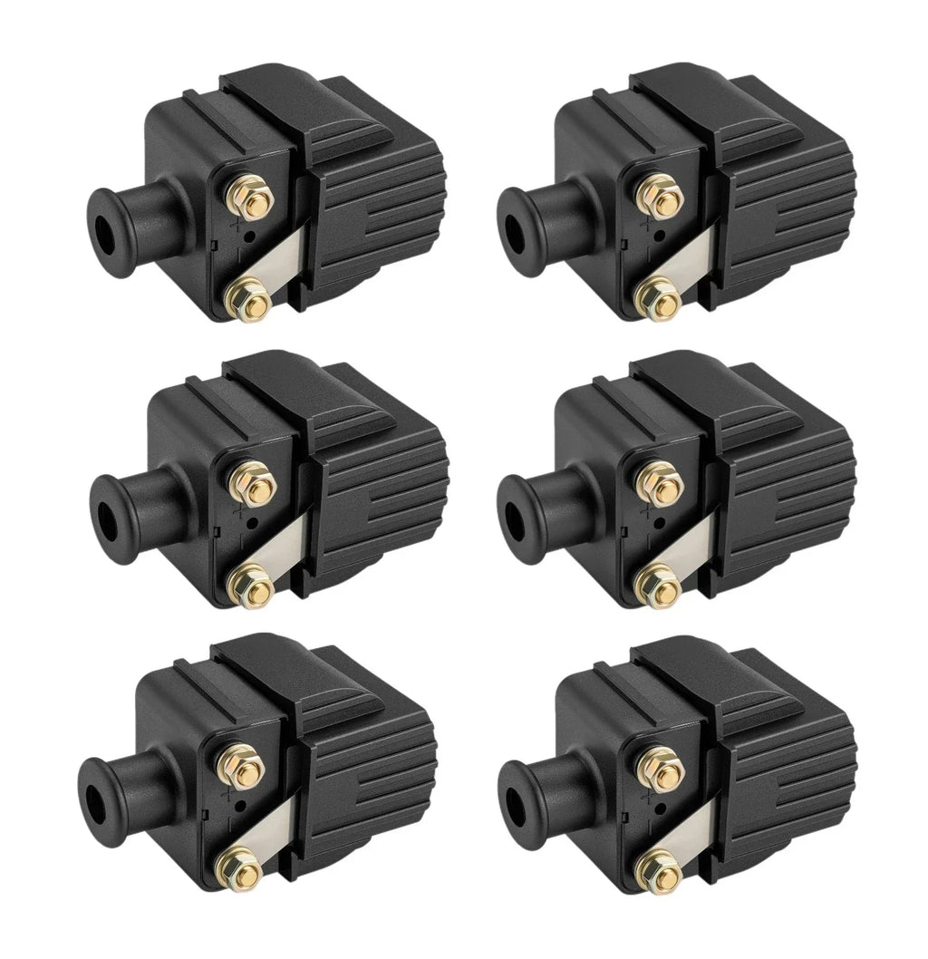 Ignition Coil 6× for Mercury Mariner 25HP Outboard Boat (1998–2010)