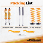 Set of 4 Front Rear Shocks Strut & Coil Spring Conversion for Navigator (1998–2002)