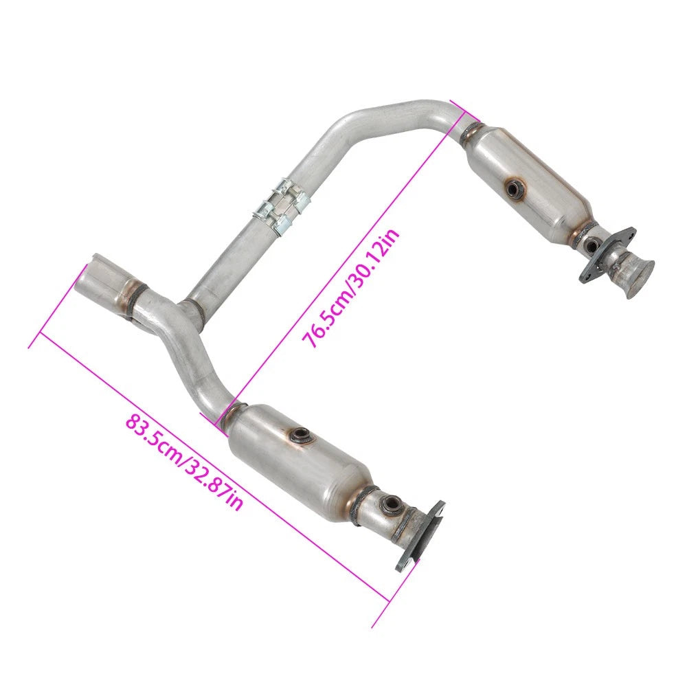 Y Pipe Catalytic Converters for Dodge RAM 1500 (2009-2016) Stainless Steel