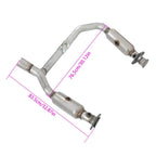 Y Pipe Catalytic Converters for Dodge RAM 1500 (2009-2016) Stainless Steel