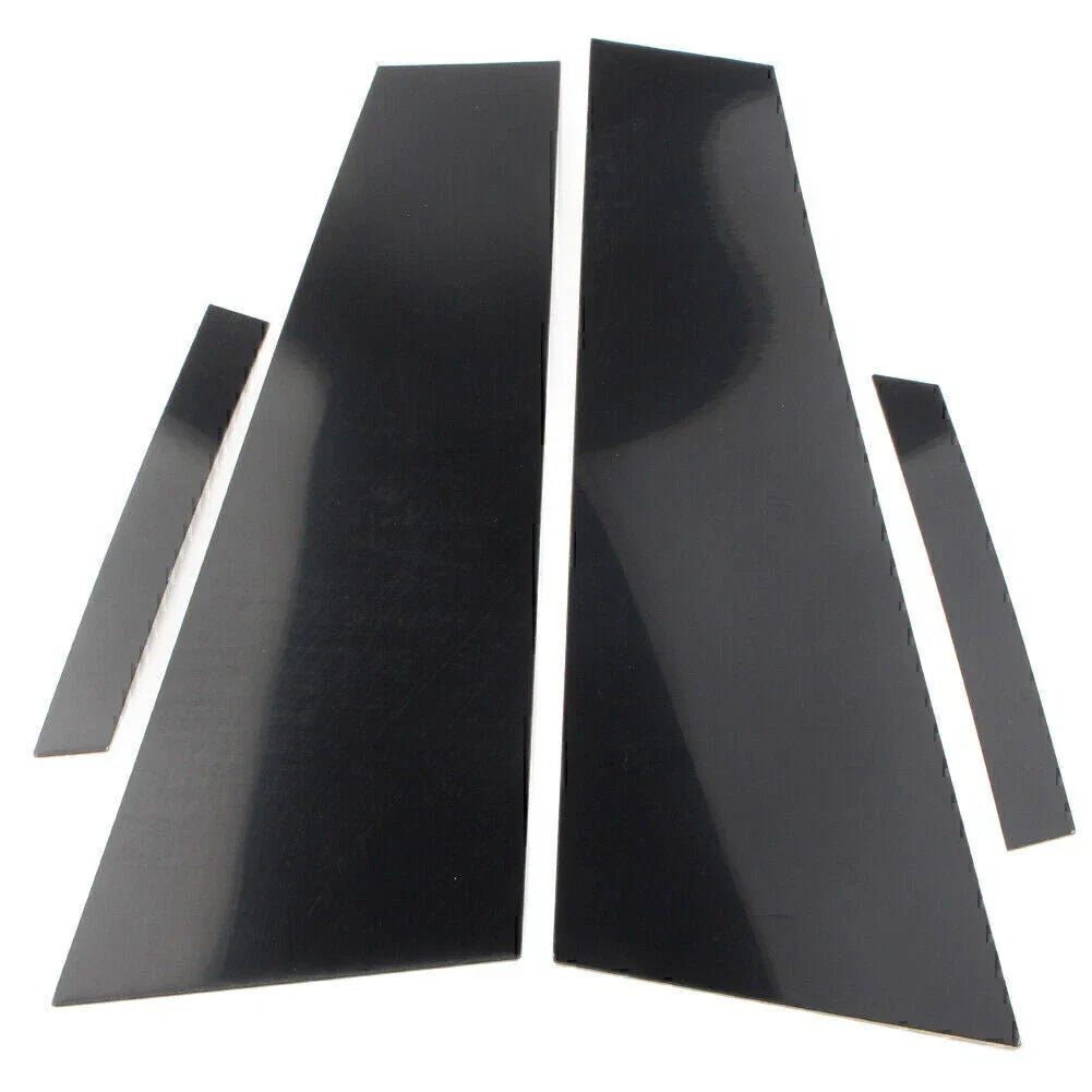 4 Pcs Door Trim Pillar Post Black Covers for MERCEDES CLS C219 (2006-2011)