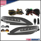 LED Fog Lights + DRL for Toyota Camry (2002–2004), Corolla (2005–2008), Solara (2002–2003)