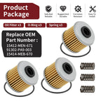3 Oil Filter O-Ring Springs for Honda Sportrax 450 TRX450ER (2004–2009) 15412-MEN-671