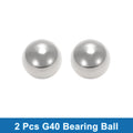 Set of 2 Precision 40.0mm Steel Ball Bearings G40 for Automotive Use