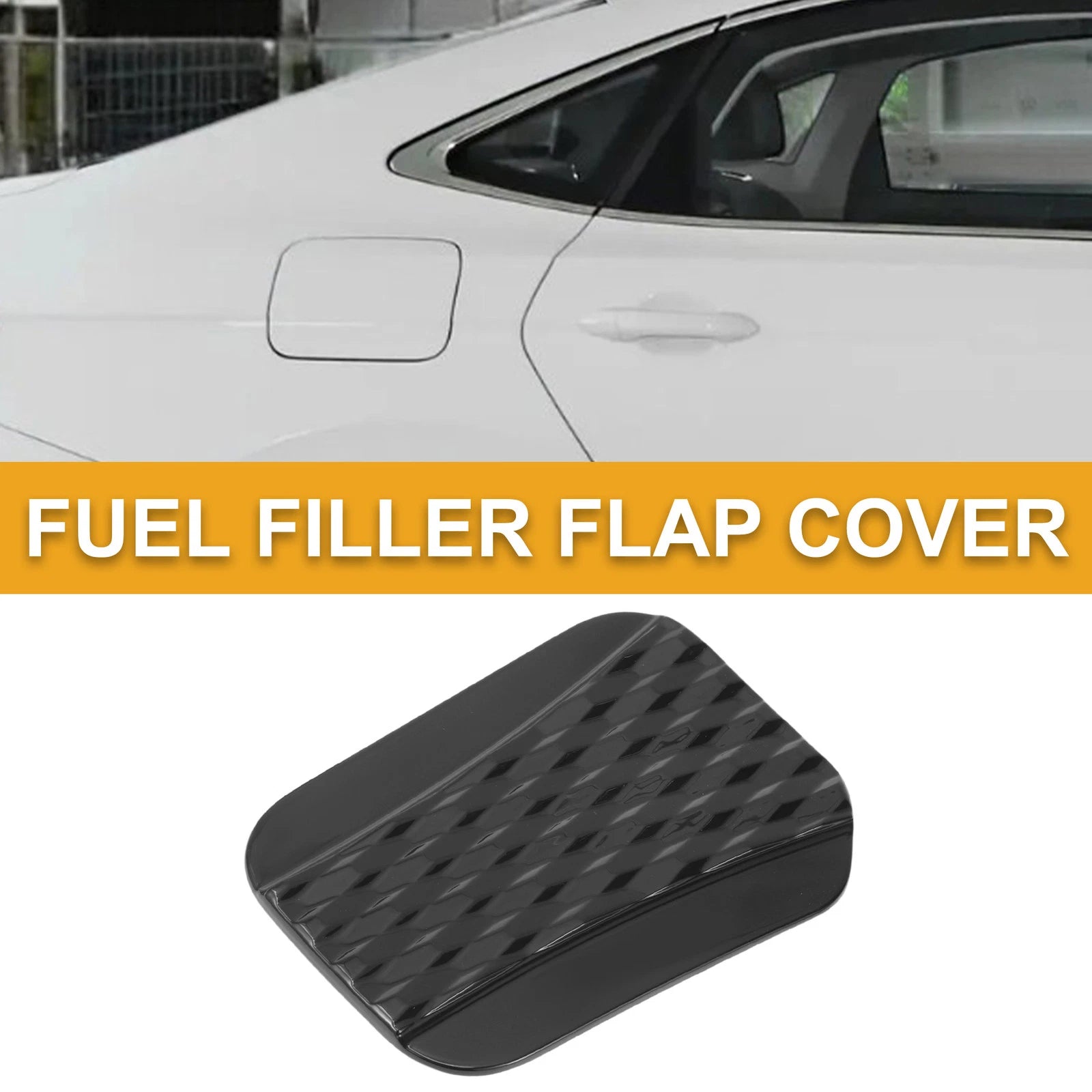 Fuel Tank Door Cap for Ford Bronco (2024–2025) Fuel Filler Flap Cover Black