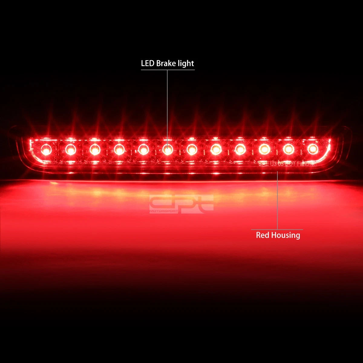Full LED Third Tail Brake Light Lamp for Toyota FJ Cruiser (2007–2014)