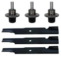 3-Spindles & Blades Kit for Gravely (Replaces 00878100)