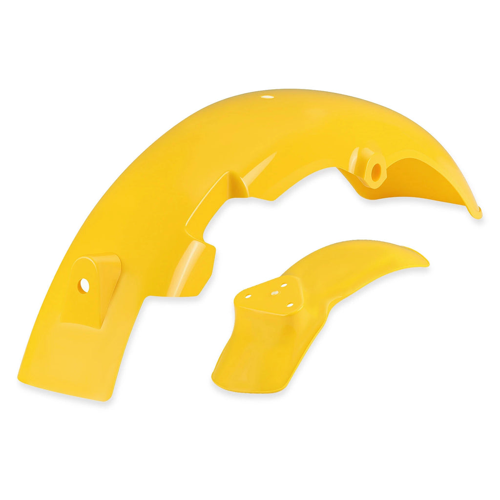 Yellow Guard Front + Rear Fender Set for Suzuki JR50 (1978–1999) 53111-04420-25Y