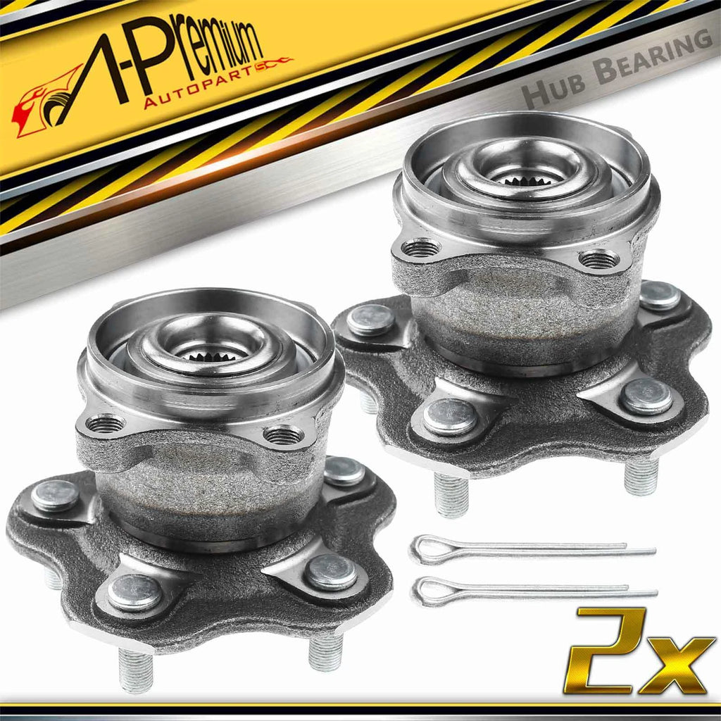 2X Rear Wheel Hub & Bearing Assembly for Nissan Rogue (2008–2013) Juke (2011–2014)