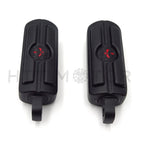 1" Black Skull FootPeg for Honda GoldWing VTX1300 Shadow Valkyrie