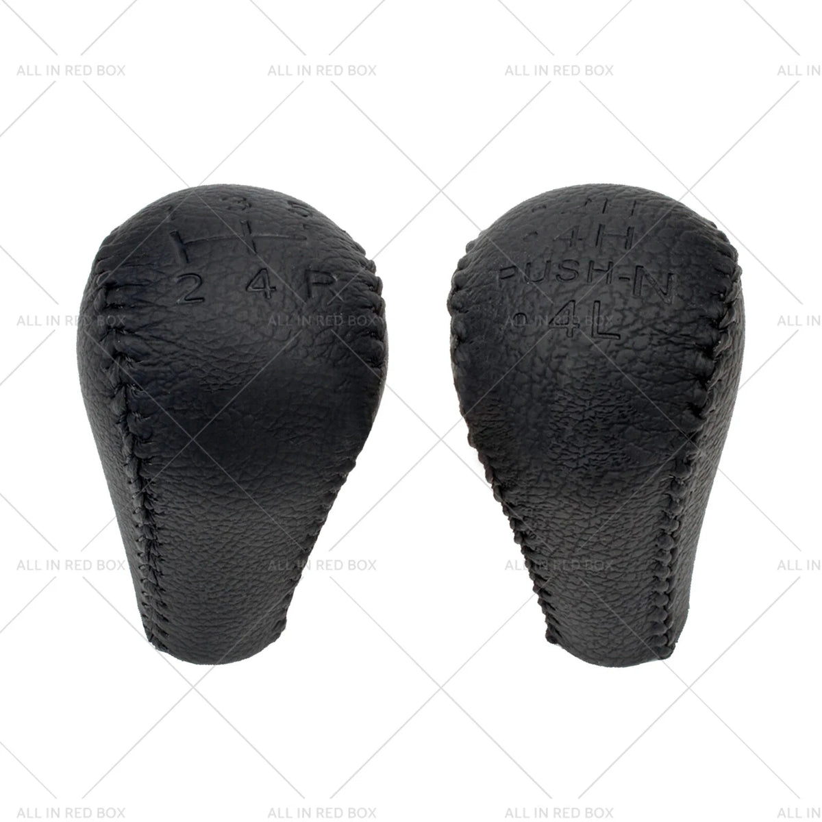 2X Leather Transfer Case & Gear Shift Knobs for Nissan Patrol GQ GU (1997–2016)