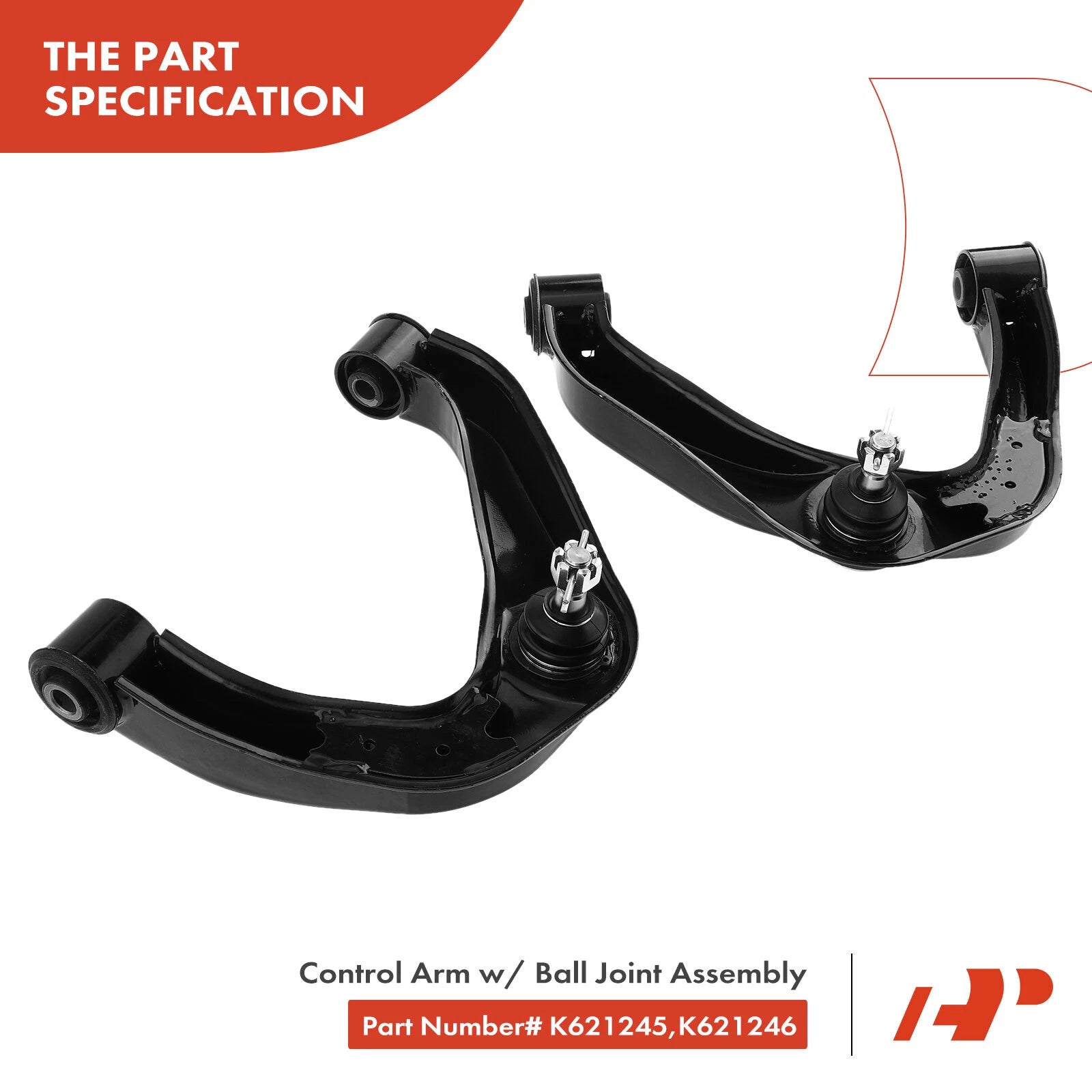 Set of 4 Front Upper Control Arms with Ball Joints for Nissan Frontier