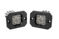 Diode Dynamics Stage Series C1R White Flood Flush Mount LED Pods Pair for RAM (2013–2024)