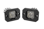 Diode Dynamics Stage Series C1R White Flood Flush Mount LED Pods Pair for RAM (2013–2024)