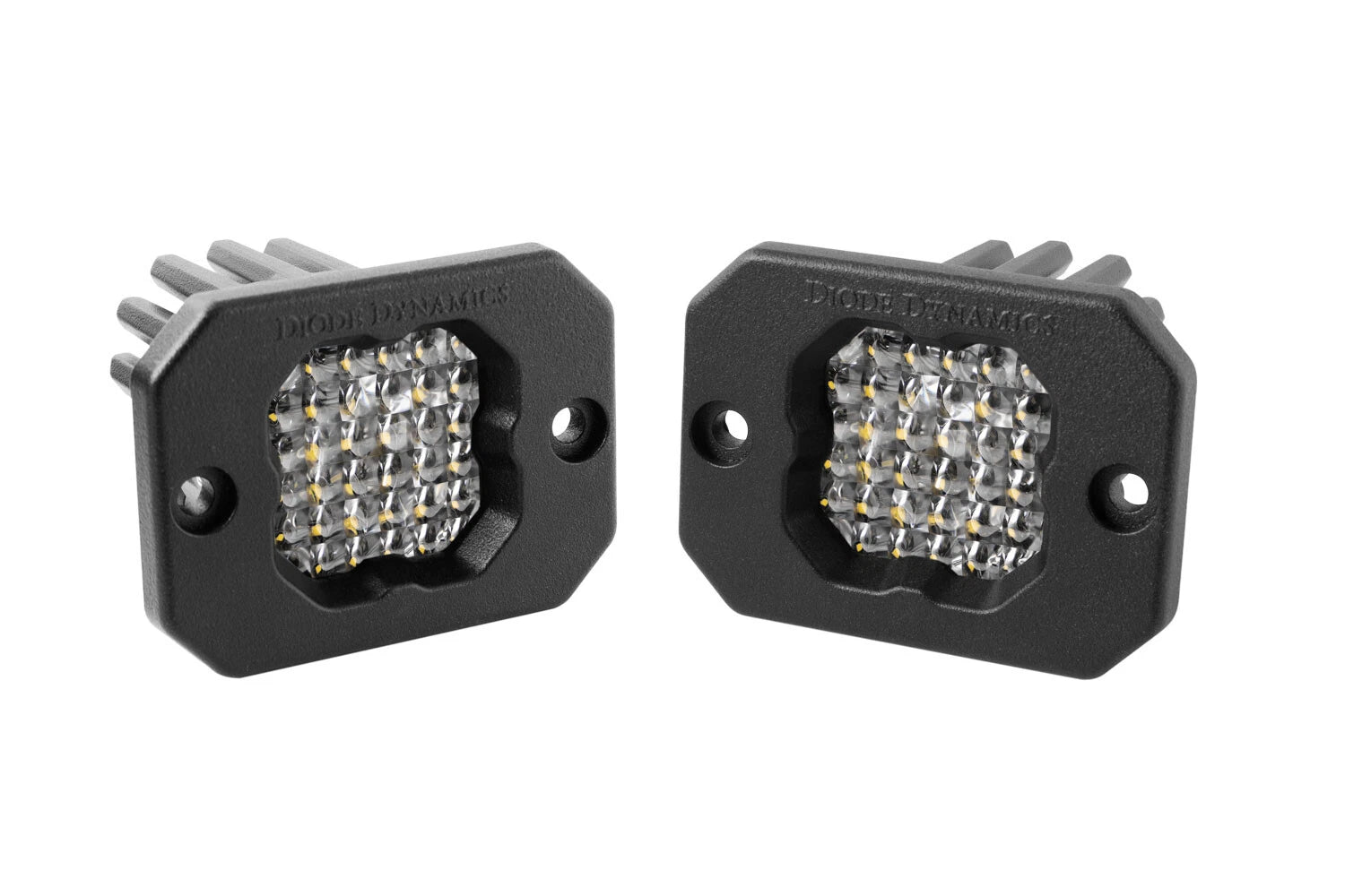 Diode Dynamics Stage Series C1R White Flood Flush Mount LED Pods Pair for RAM (2013–2024)
