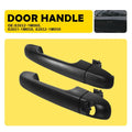 Set of 4 Exterior Door Handles for Kia Forte (2010–2013) Primed Black