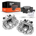 6x Rear Brake Calipers + Pads for Dodge Durango, Jeep (2011–2020)