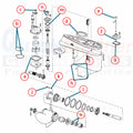 Lower Unit Gasket Kit 18-2659 for Sierra Johnson Evinrude (Fits 396355)